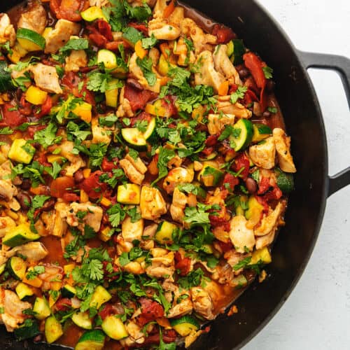 keto tex mex chicken and veggies