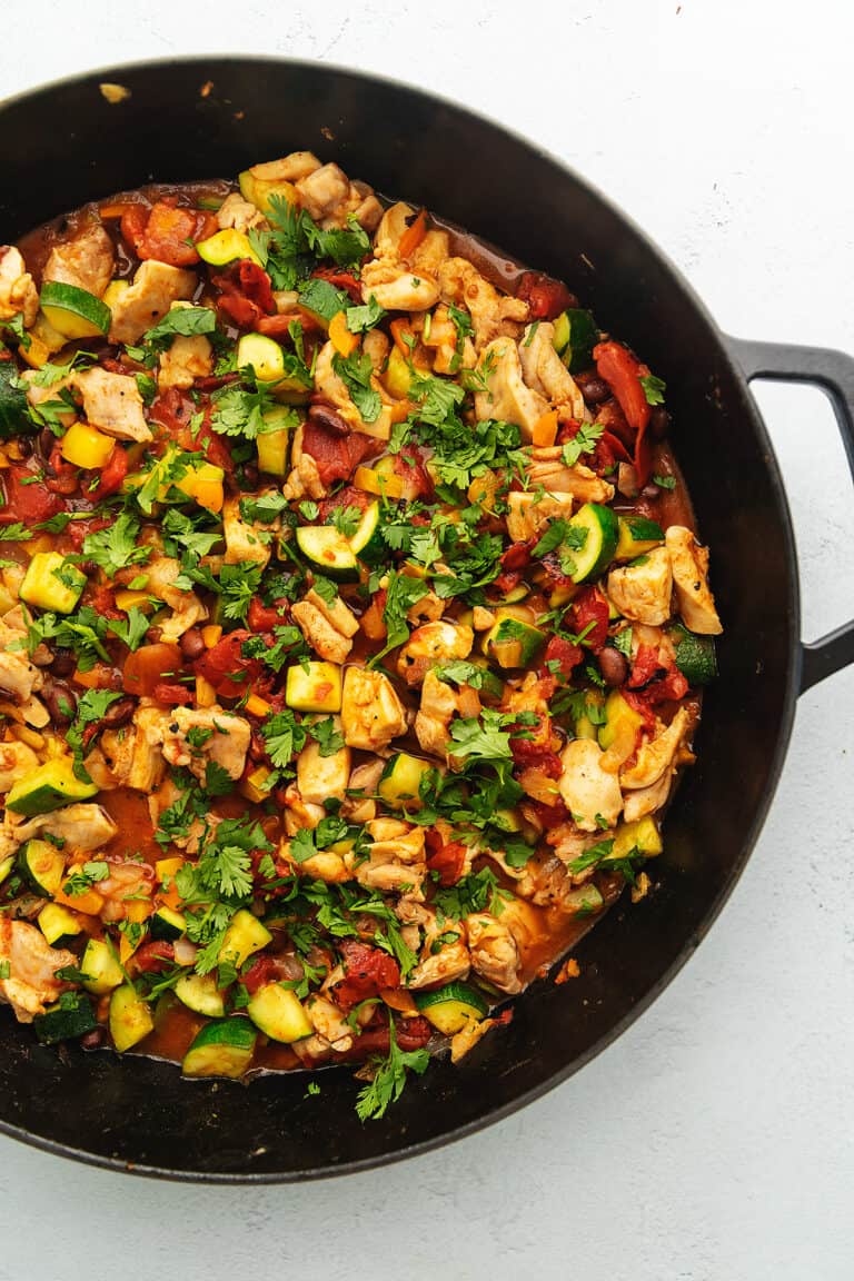 keto tex mex chicken and veggies