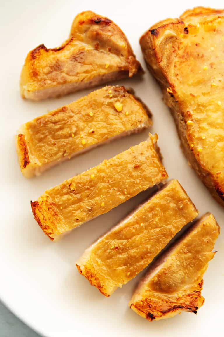 keto baked honey garlic pork chops 2