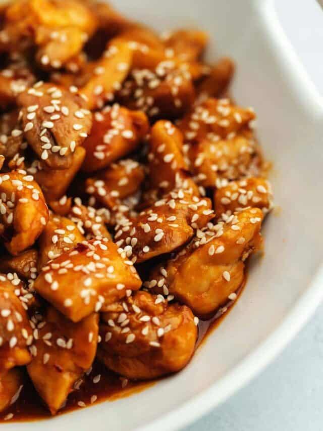 Keto Sesame Chicken Recipe