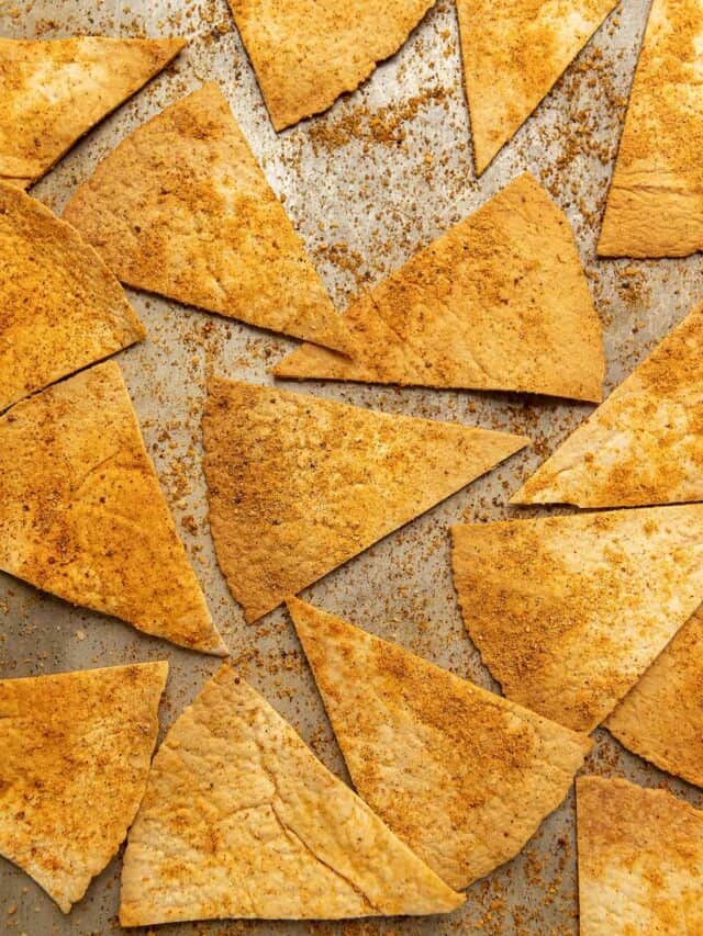 Keto Tortilla Chips from Low Carb Tortillas (No Rolling Dough, only 10 Minutes!)