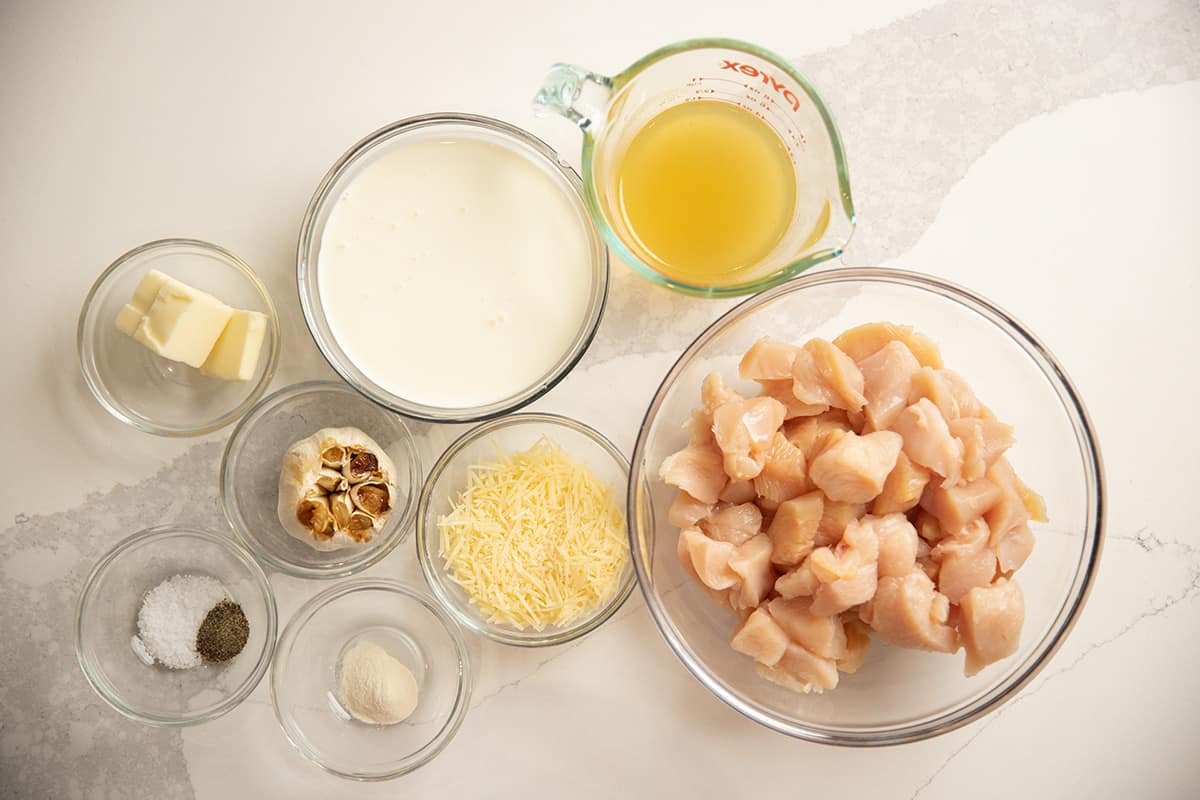 creamy garlic chicken ingredients