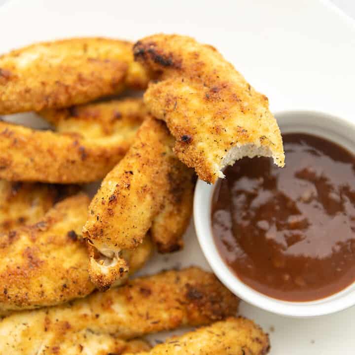 Keto Chicken Tenders Air Fryer or Oven Baked! • Low Carb with Jennifer