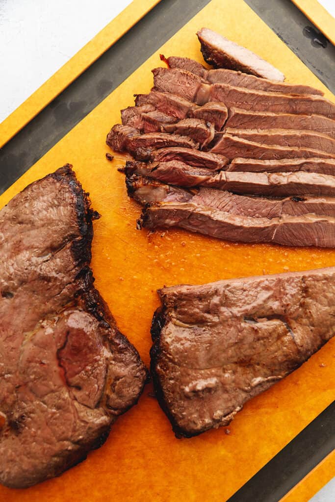 frozen steak cooked in the air fryer recipe photo