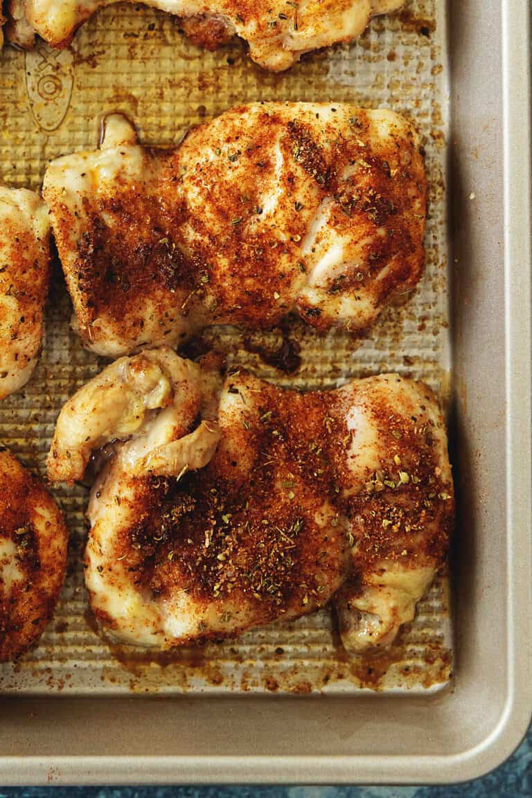Baked Boneless Chicken Thighs • Low Carb with Jennifer