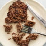 cut up cube steak on a plate
