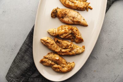 golden brown chicken fingers