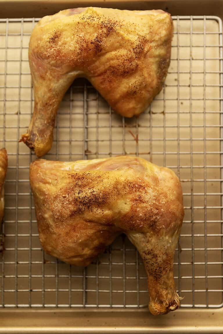 crispy chicken leg quarters