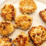 chicken patties on a plate