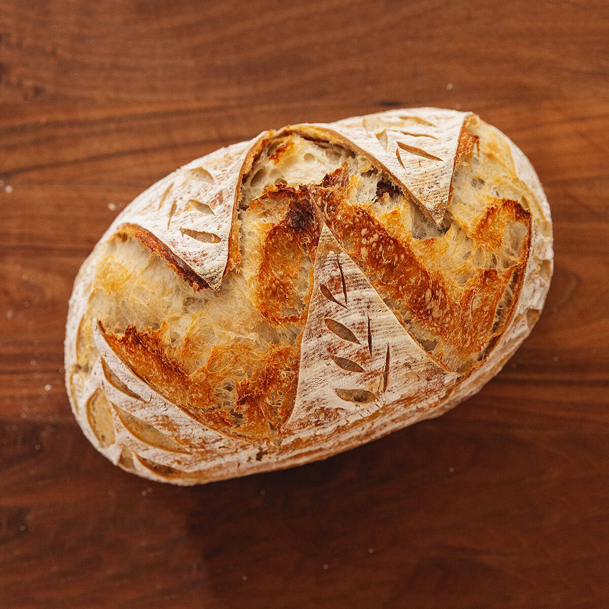 a loaf of sourdough bread