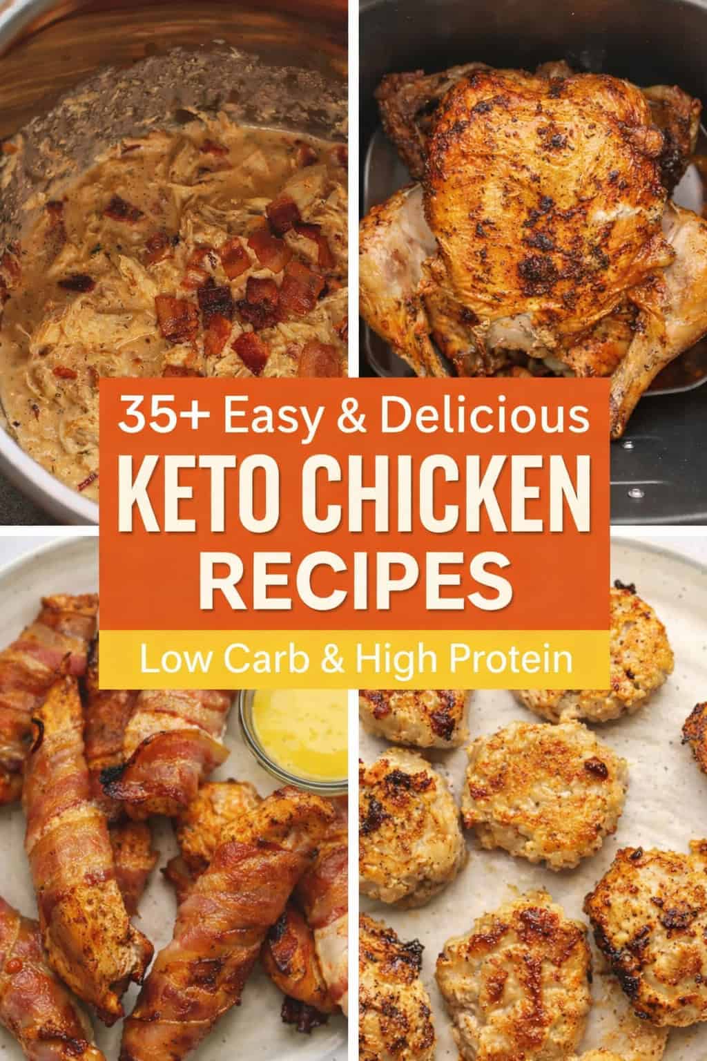 keto chicken recipe graphic
